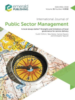 cover image of International Journal of Public Sector Management, Volume 31, Number 4